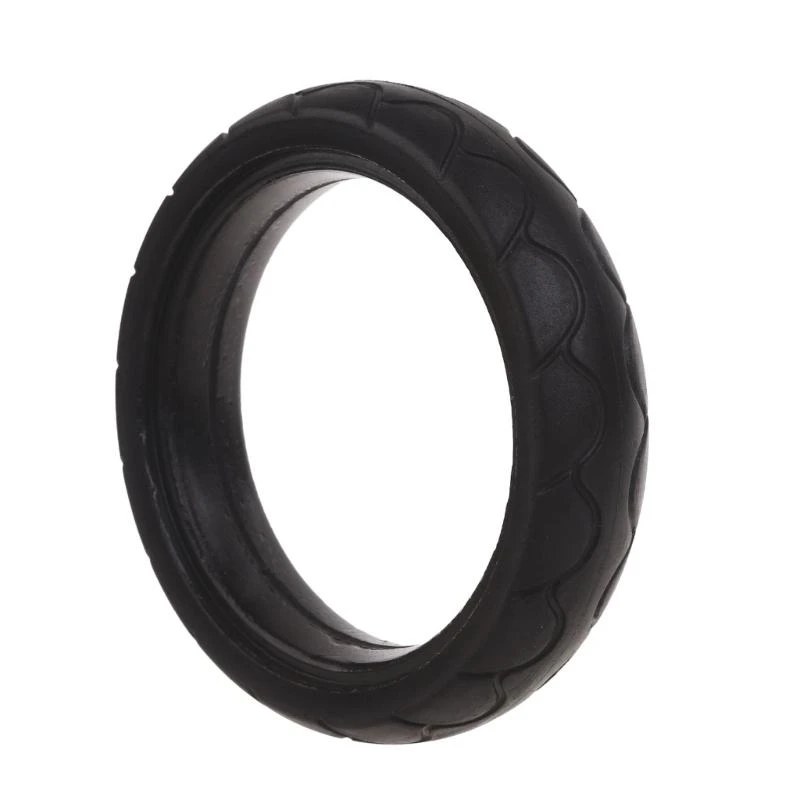 

JU64 Elastics Tyre Replacement Outer Tire Pram Tubeless Tyre Strollers Wheel Casing Outer Cover for Strollers