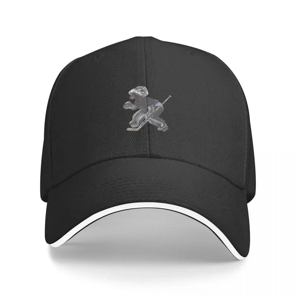 Bear Hockey Goalie - by Behrbones Baseball Cap Sun Cap Streetwear Ladies Men's