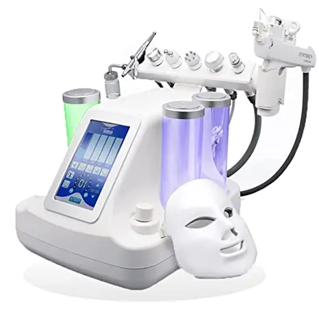 8 Heads Multifunctional water Dermabrasion Face Cleaning Skin Machine 7 in 1 Facial Skin Spa