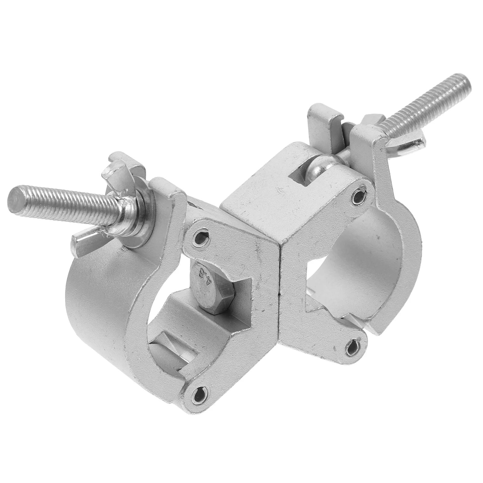 

Aluminum Alloy Double Ring Clamp 360 Degree Rotating for Stage Lighting Truss Tube Dj Light Mounting Bracket Swivel Hook