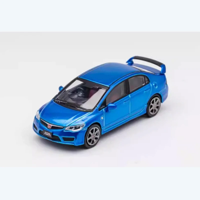

DCT литой под давлением масштаб 1:64 Civic Type R FD2 2007 модель автомобиля из сплава, статический дисплей, коллекционные сувениры, подарок на праздник для мальчика