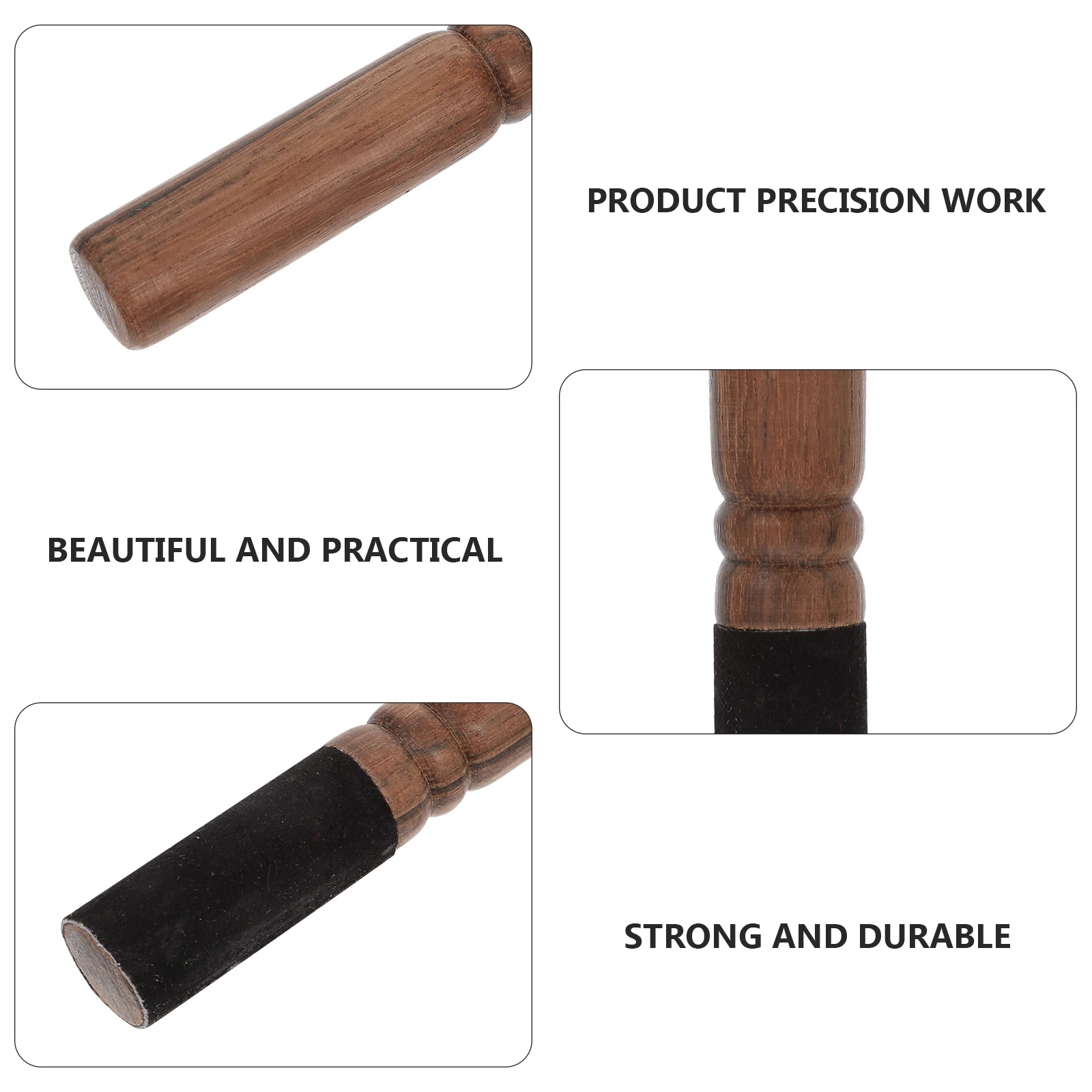 

Buddha Sound Bowl Stick Mallet 13CM Yoga Meditation Tibetan Singing Bowls Striker Handmade Stress Relief Tool