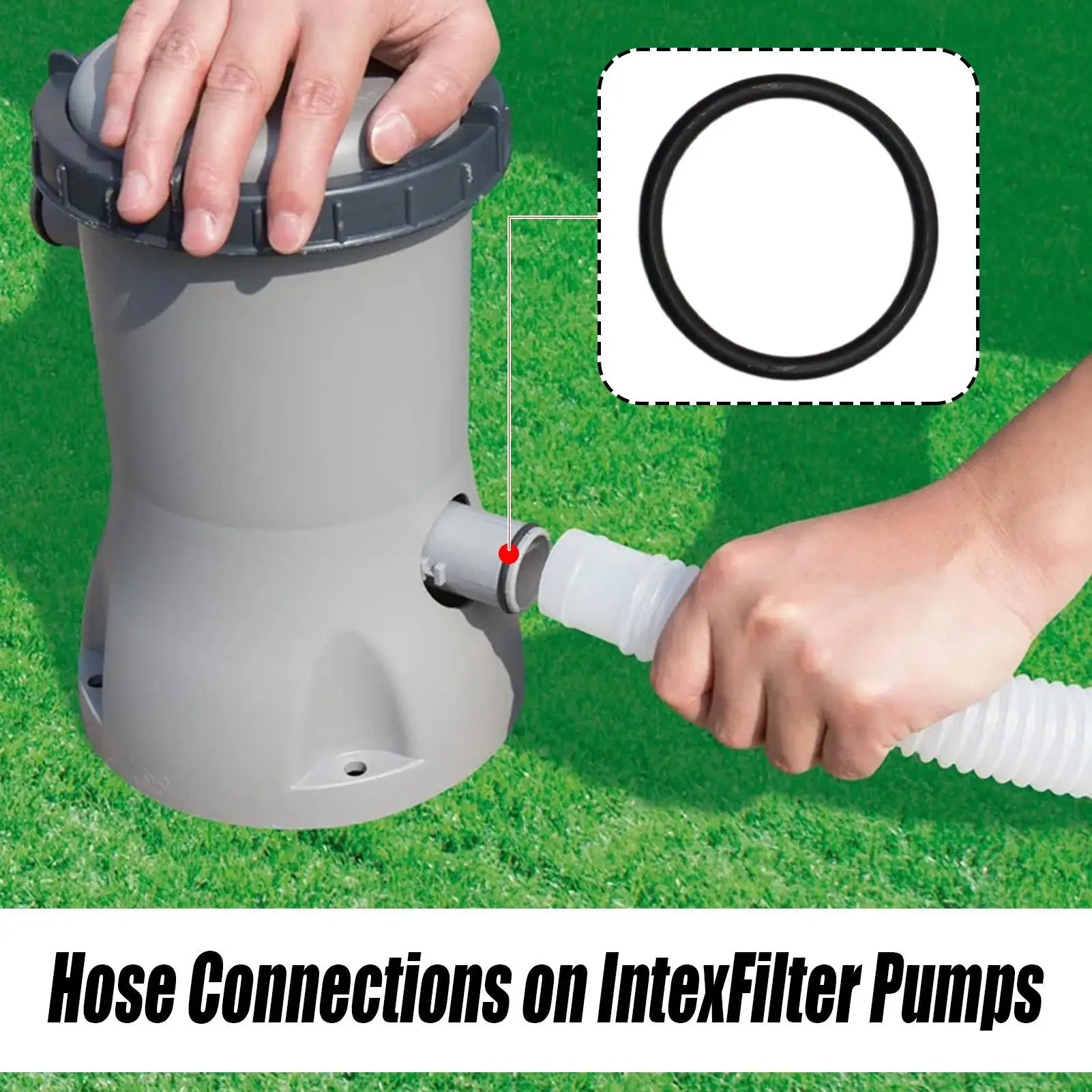 

Уплотнительные кольца для быстрого подключения, 10 шт., запасные части для бассейна, спа, набор деталей с резиновым разъемом для фильтра фунтов, на открытом воздухе, дома, в помещении