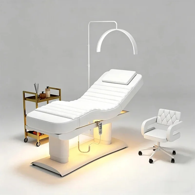 Luxurious Beauty Shop Spa Chair Bed 4 Motors Adjustable Reclining Massage Table and Bed
