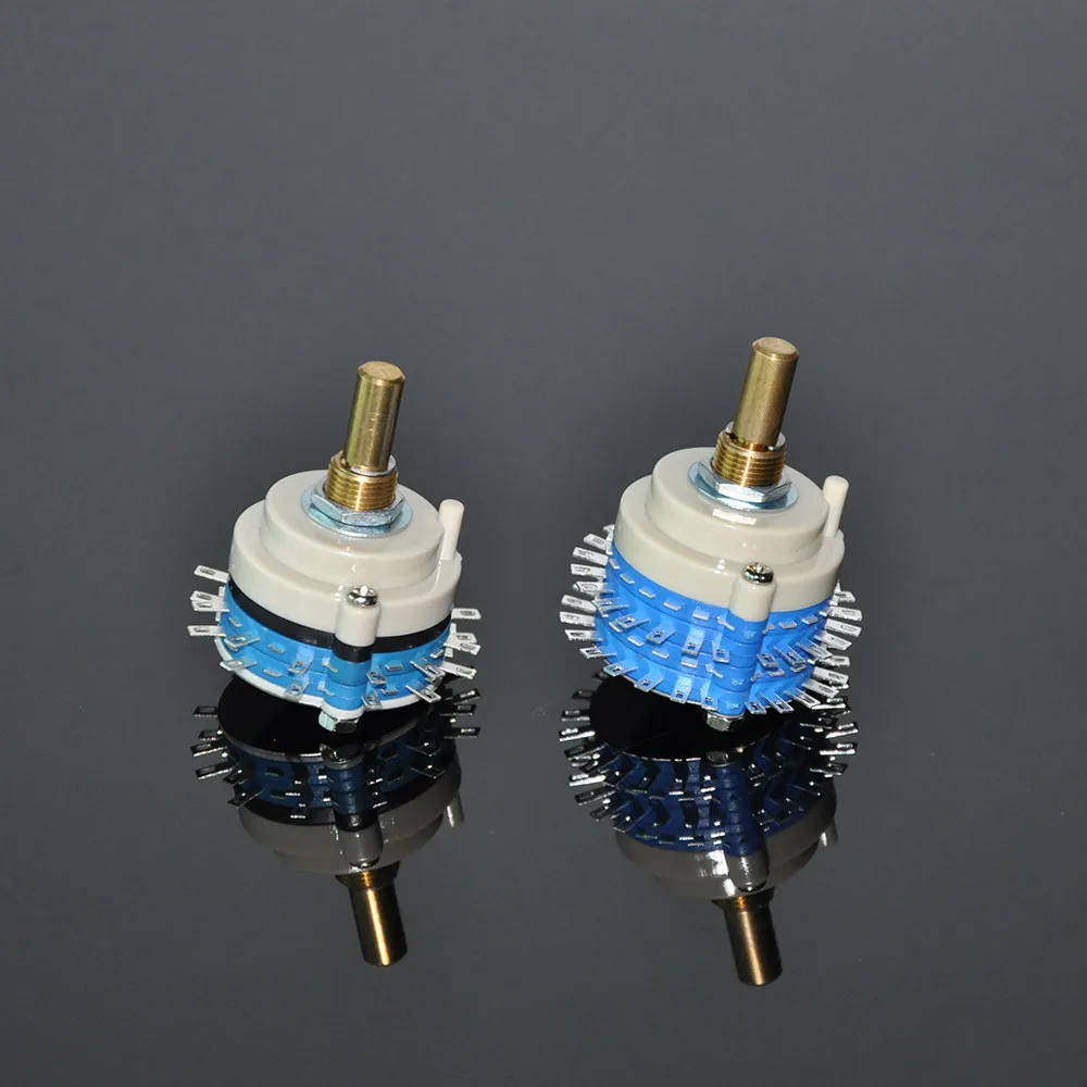 2 × 6 gears, 12 gears, 23 gears, 24 gears, sealed rotary band switch Kxm-2 gear audio switch