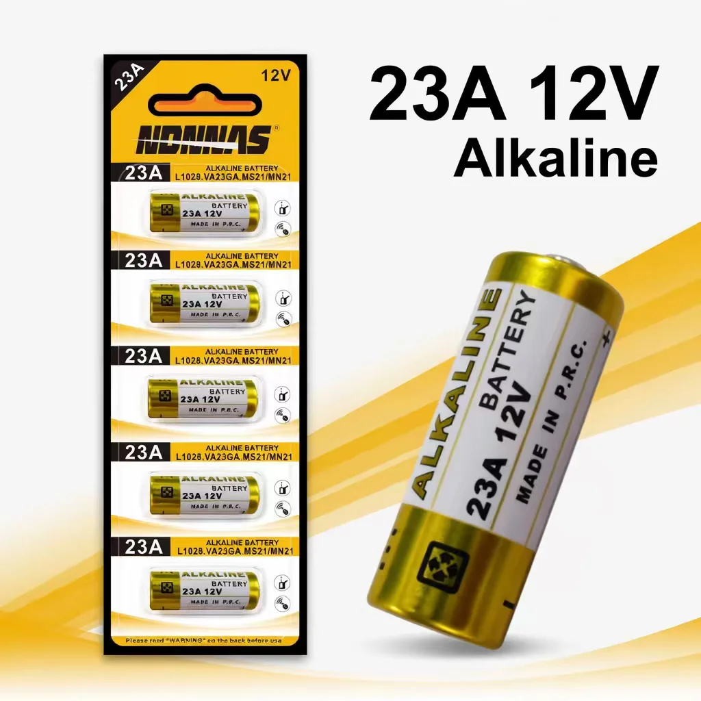 23A 12V Alkaline Battery L1028 MN21 A23 23AE for Car Remote Control Garage Door Opener Security Senso DoorbellRemoteToy Optional