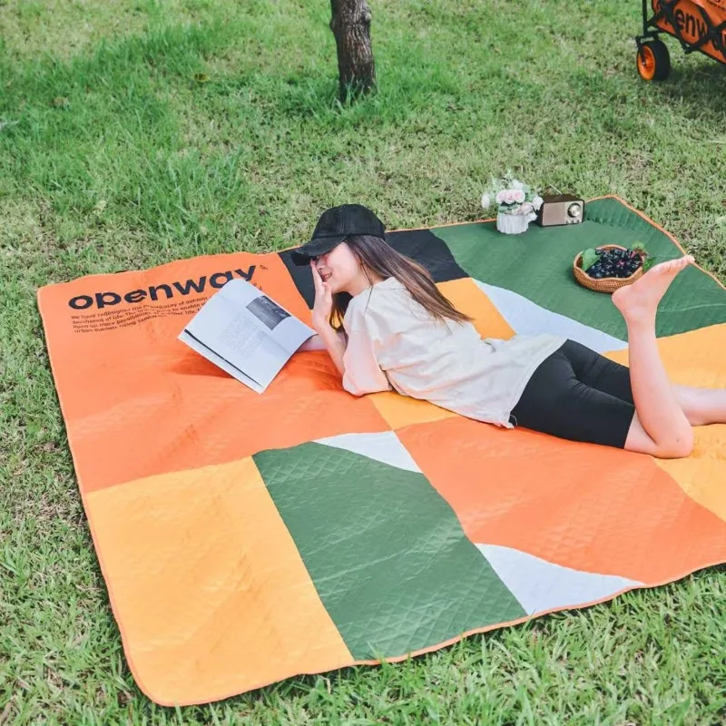 

Outdoor Camping Mat Oxford Thickened Durable Washable Moisture-proof Lightweight Picnic Mat Relaxed Beach Camping Supplies