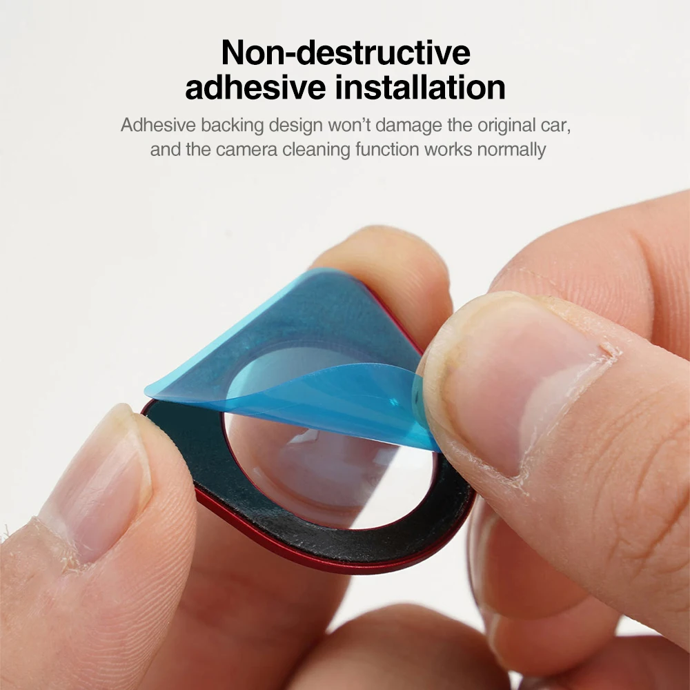 Heenvn For Tesla New Model Y Juniper Model 3 Highland 2025 2026 Anti-collision Front Camera Protective Cover Car Accessories