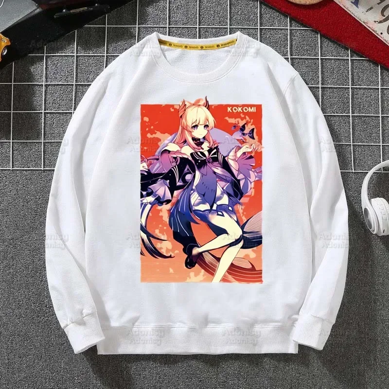 

Genshin Impact Xiao Venti Hu Tao Men Autumn Hooded Sweatshirt Men Hip Hop Zhong Li Raiden Shogun Hoodie Classic Hoody Pullover