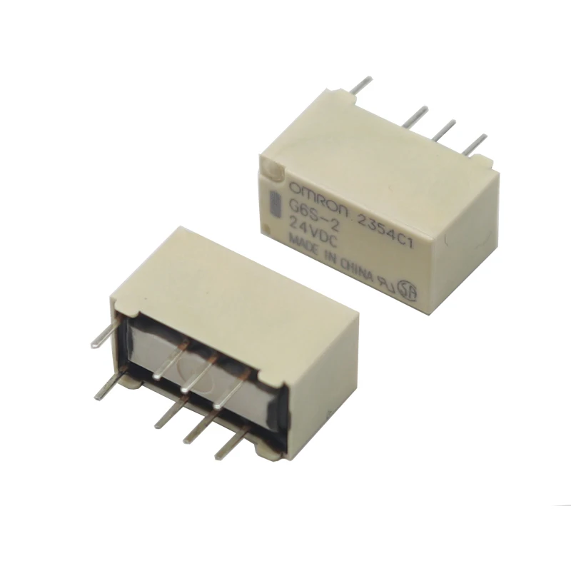 【10-2PCS】G6S-2 5VDC 12VDC 24VDC Signal Relay 8Pin DC 5V 12V 24V 2A Mini Signal Switch Relays