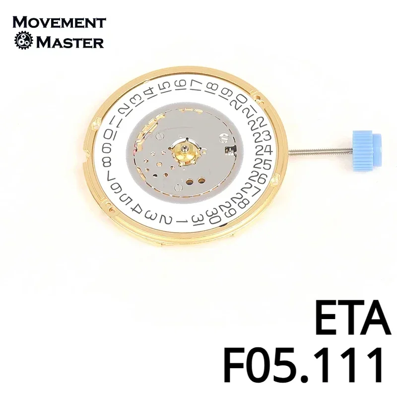 تاريخ الحركة السويسرية الأصلية ETA F05.111 عند 3 F05111 حركة كوارتز F05.115 ملحقات حركة الساعة العالمية