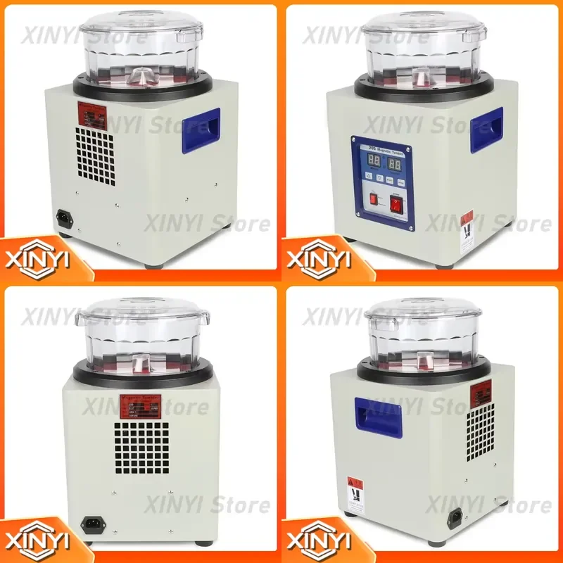 for Fully Automatic Jewelry Making Machine Copper Magnetic Tumbler Polishing Equipment for Deburring