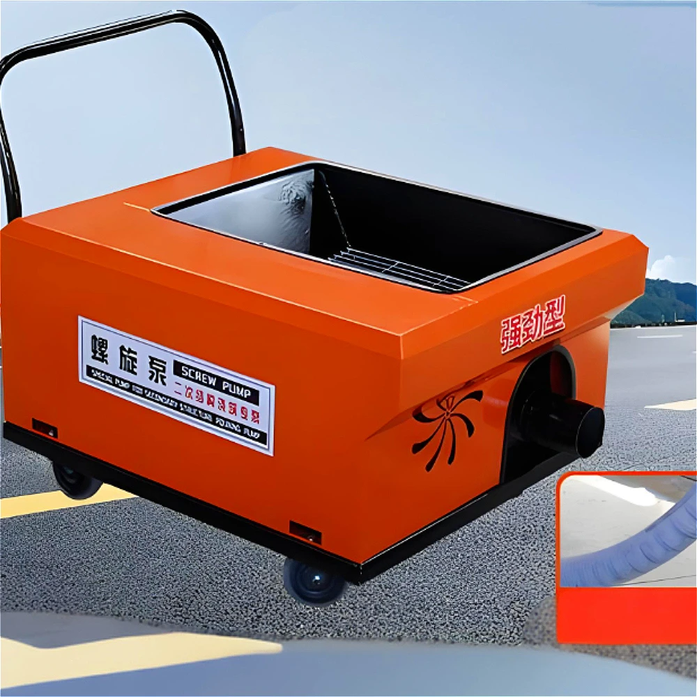 Hot-selling New Mobile Mini Concrete Pump, Two-stage Structure Concrete Pump, 220V or 380V