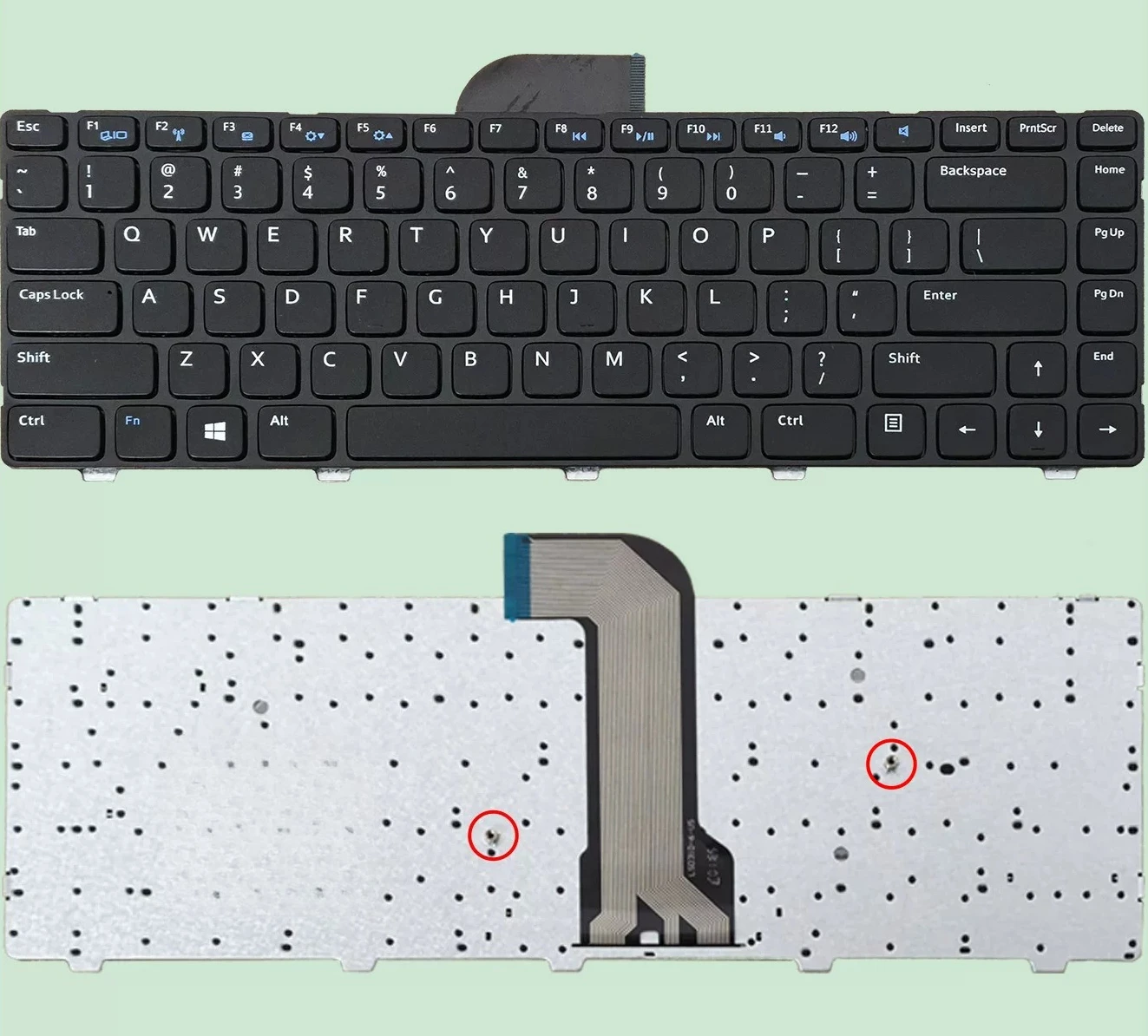 For Dell Inspiron14r 3437 5437 3421 14-5421 v2421 V3421 3440 Keyboard