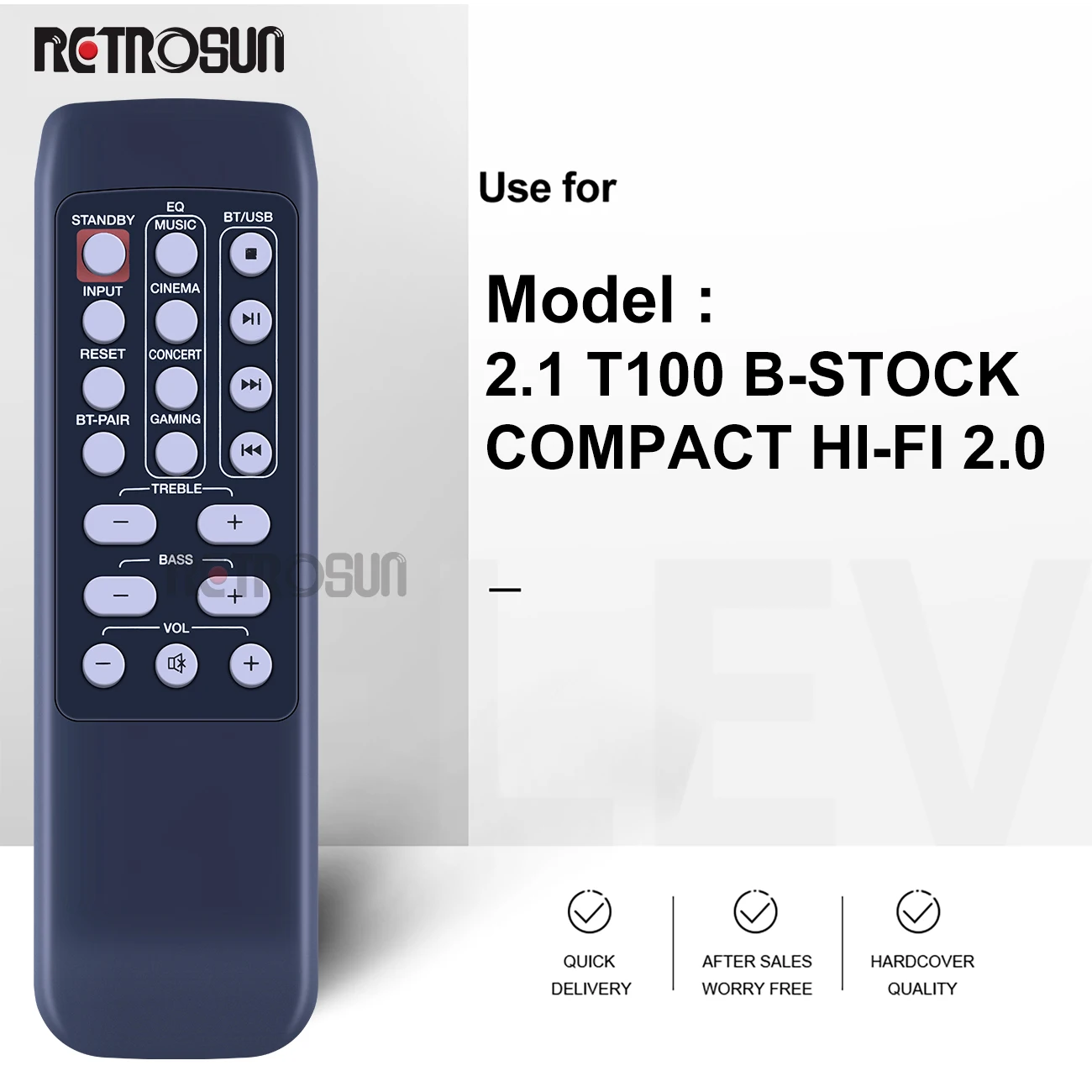 جهاز التحكم عن بعد الجديد للمرحلة الإبداعية 2.1 عمود الصوت والإبداعية T100 B-STOCK نظام مكبرات الصوت المدمجة مرحبا فاي 2.0 سطح المكتب