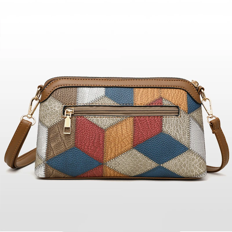 High Quality PU Leather Women Small Crossbody Shoulder Bags Luxury Handbag Lady Messenger Bag Simple Shell Phone Satchels