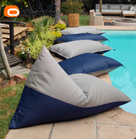 OTAUTAU Outdoor Oxford Bean Bag Cover Swim Pool Lounger Beach Club Sofa Bed DD210【No Filler !You Need To Fill It By Yourself !】