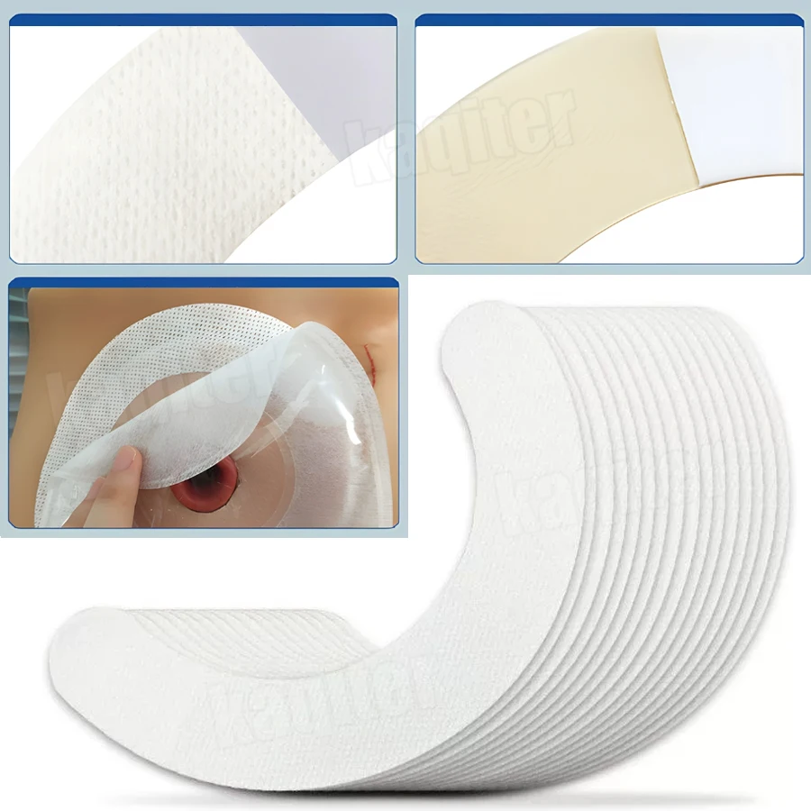 

20x Hydrocolloid Elastic Ostomy Barrier Strips Colostomy Bag Waterproof Leak Skin Adhesive Ostomy Barrier Tape for Colostomy Bag