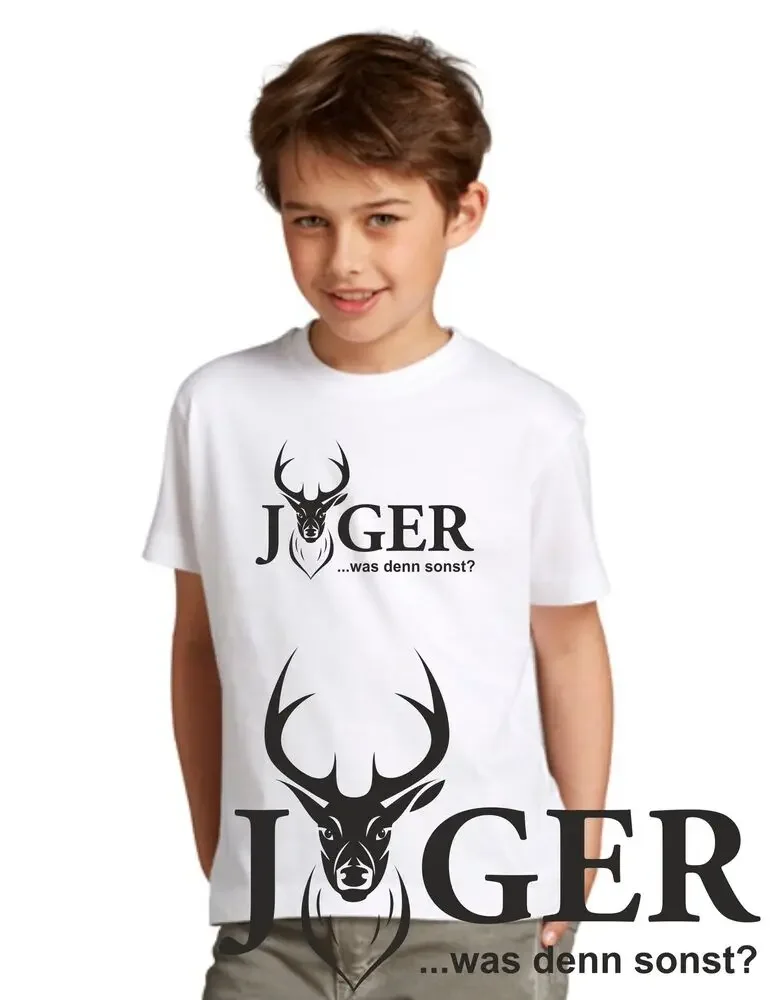 CHILDREN'S SHIRT hunter t-shirt hunting deer what else many size deer antler S420  High Quality 100%Cotton Short Sleeve