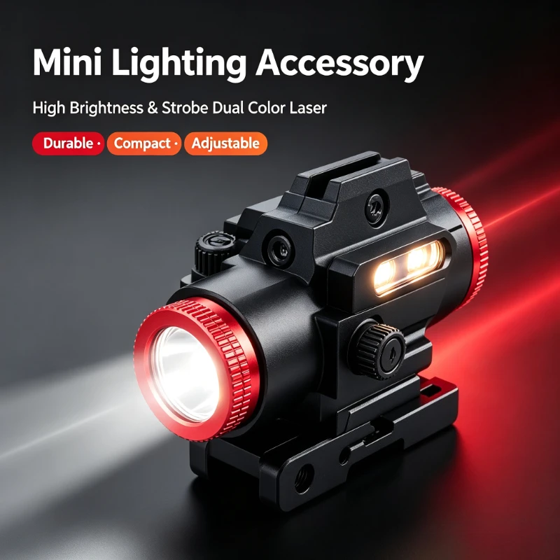Durable Mini Lighting Accessory High Brightness Strobe Function Tunable Dual‑Color Laser For Toy Decoration Parts
