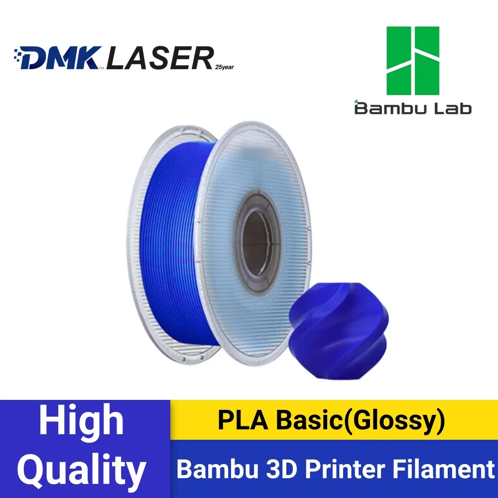 Bambu Lab 3d Printer Filament Pure PLA basic glory 1KG 3d Printing Materials High Toughness RFID Smart Parameter Recognition