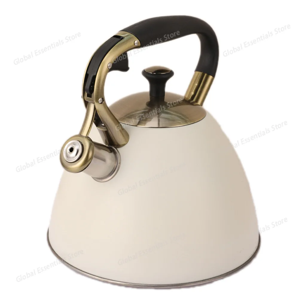 

Thickened Stainless Steel Whistling Kettle, High-End Household Water Boiler, Compatible with Gas Stoves & Induction Cookers