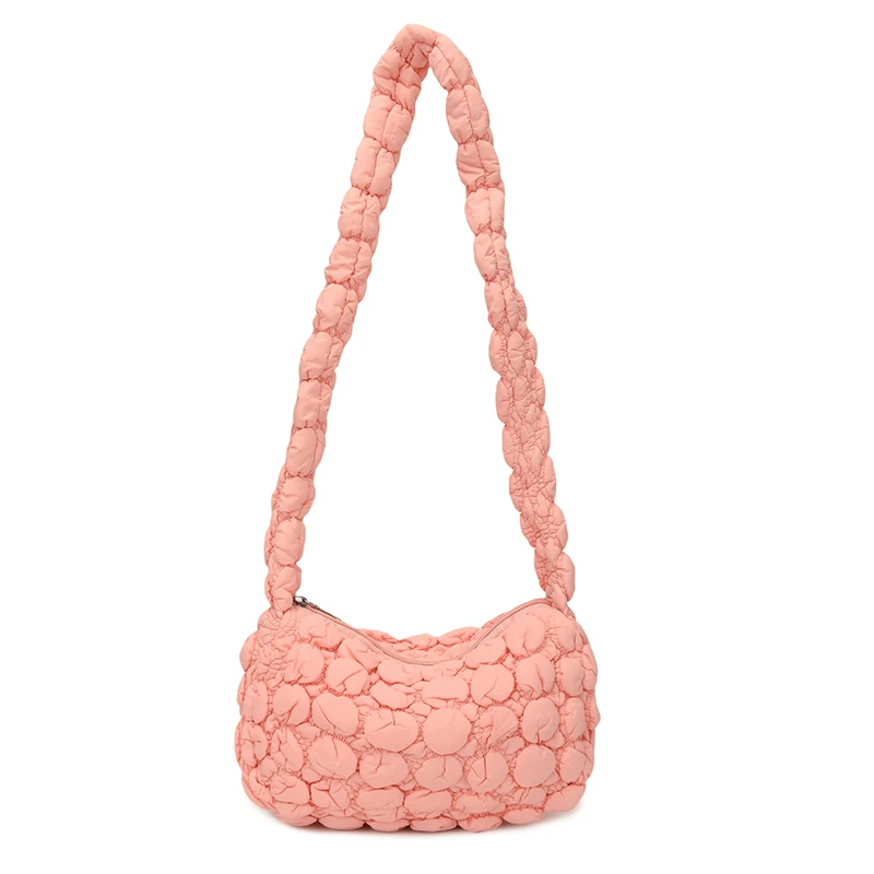 

Foreign Trade Versatile Cloud Pleated Armpit Bag for Women, Korean-Style Ins Niche Design Crossbody Bag, Fashionable Single-Shou