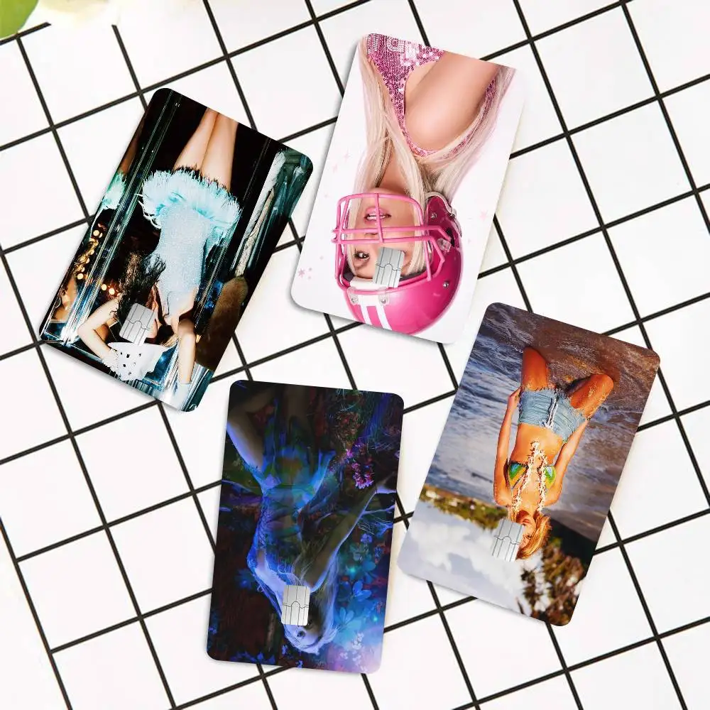 Singer B-Britney Spears 100% Hot Sale Amine Credit Debit Bank Card Bus Card Film Skin Sticker