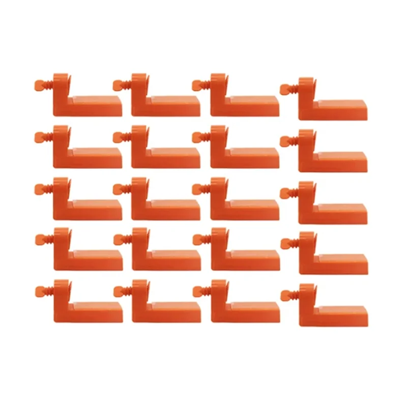 20Pcs Male Angle Tile Leveling System Clips Spacers Set With Tape For Floor Wall  Fixing Laying Construction Tools Kit-AB