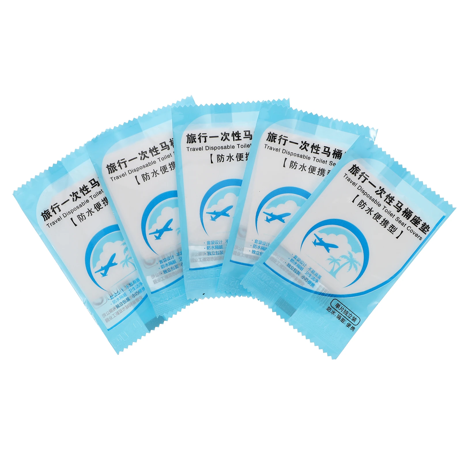 

100pcs Disposable Seat Covers 2 Bags For Public Toilet Airplane Travel Camping Hotel Thick Po Film Waterproof Tear Resistant