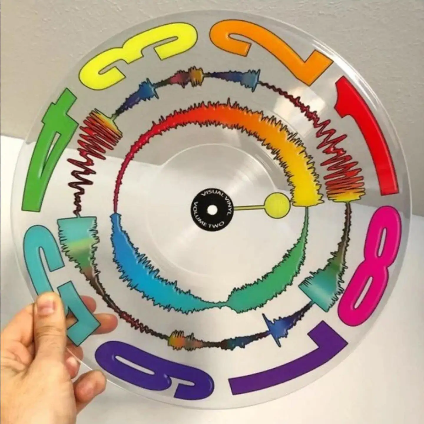 12 Inch DJ Scratch Effect Record Visual Vinyl Vol. 2 Clear