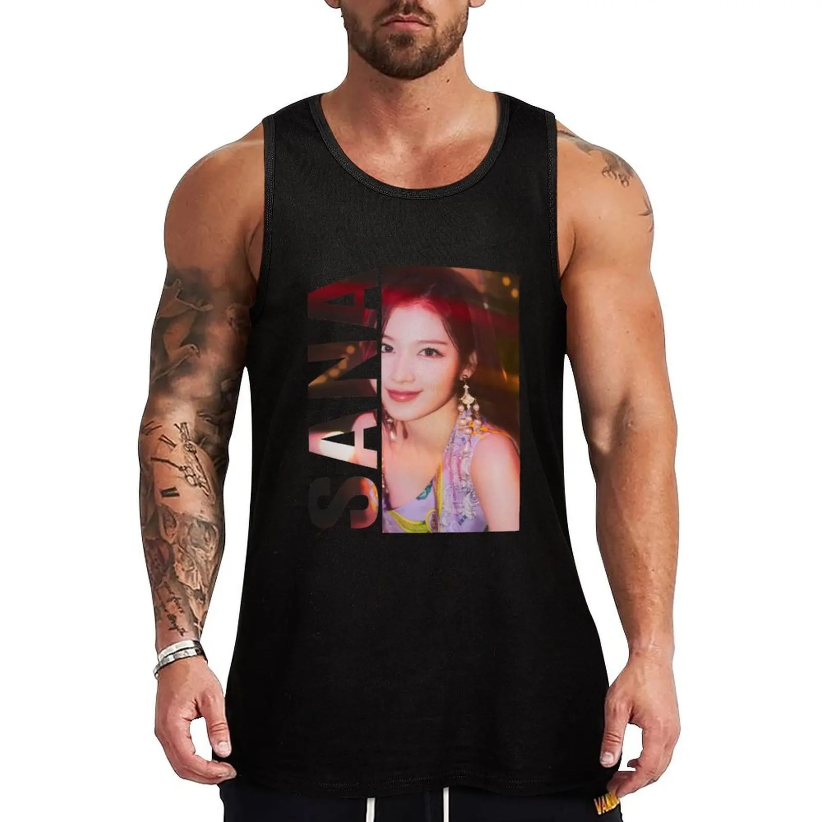 Kpop Sana Tank Top High Breathable Tank Top Lightweight Cool Shirt
