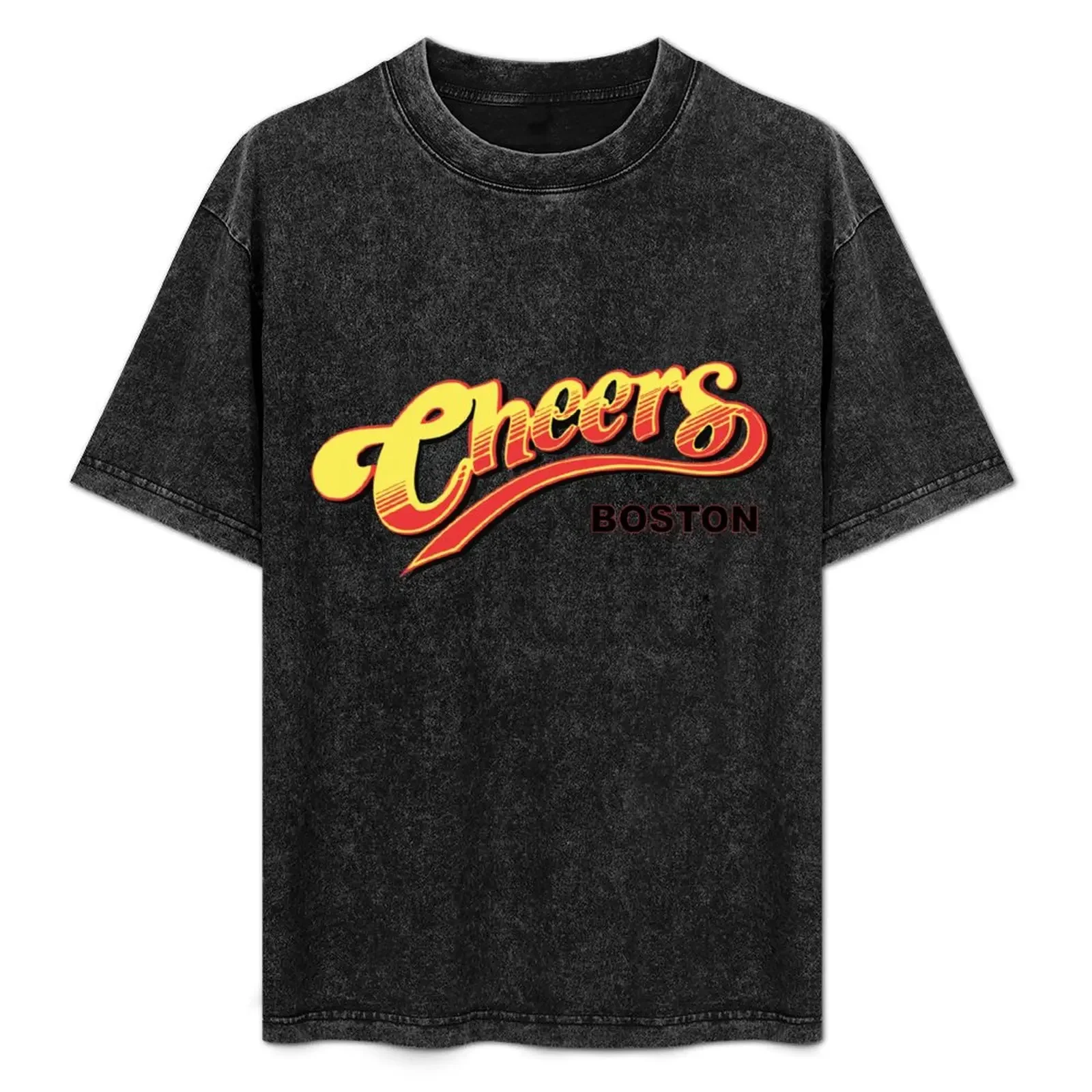 

Cheers Boston Retro Vintage T-Shirt Plus Size Lightweight Top