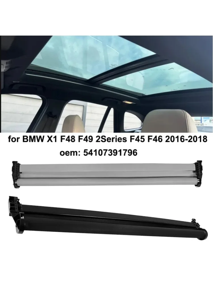 Osłona przeciwsłoneczna do wnętrza samochodu, przeznaczona na dach panoramiczny, do BMW X1 F48 F49, serii 2 F45 F46, rocznik 2016-2018, numer katalogowy 54107391797. — 2