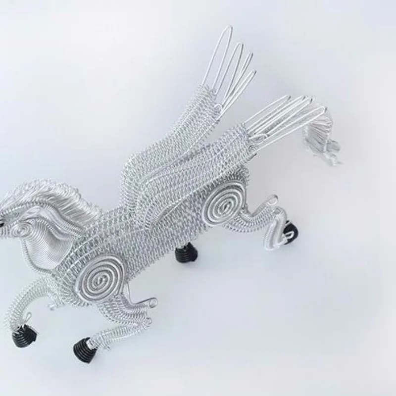 Pegasus decoraciones hechas a mano, artesanías, piezas de oficina, sala de estar, regalos, recuerdos