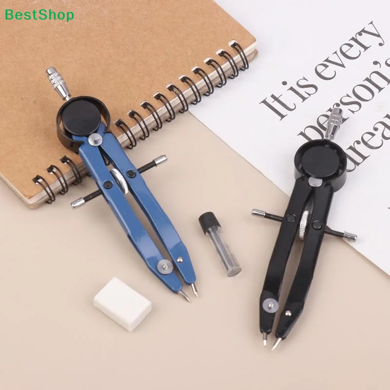 ♫Multifunction Metal Precision Screw Compass Kit Engineering Drawing Tools Student Exam Drawing Stationery Supplies