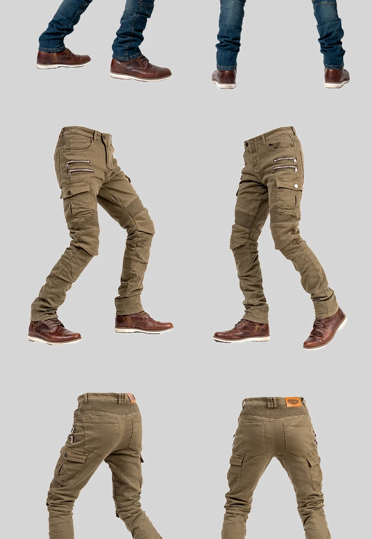 Neue Motocross-Hose mit Doppelreißverschluss im Metallic-Stil für Herren und Damen, Outdoor-Reithose, Schutzausrüstung, Motorradhose – Detail 8
