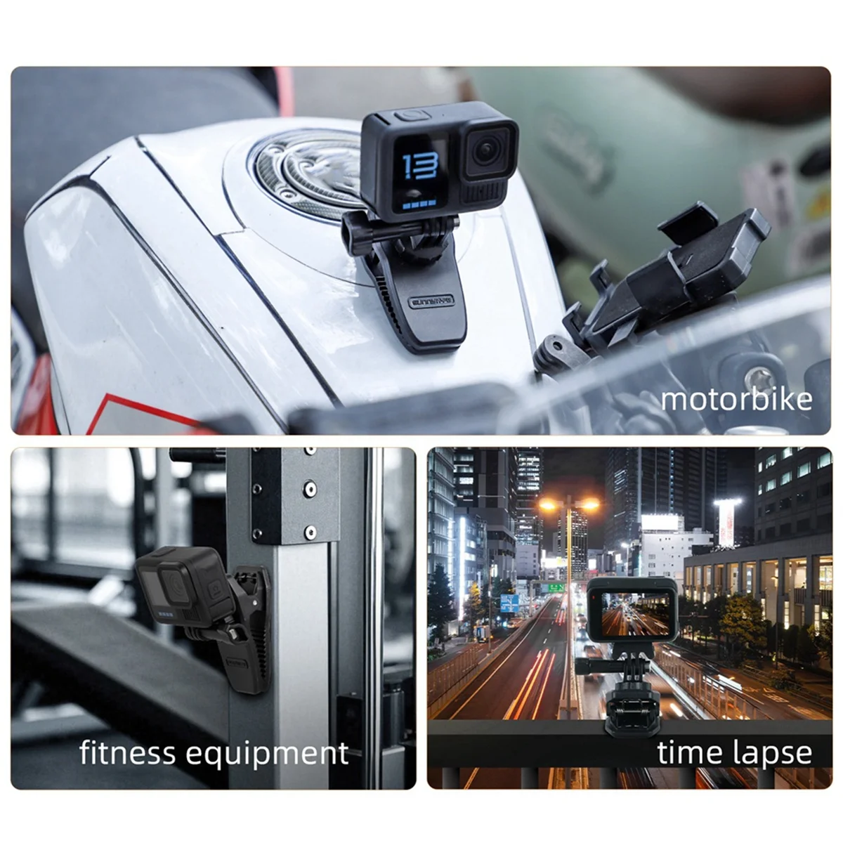 

Розничная розничная продажа Sunnylife, магнитный зажим для рюкзака для Action5 Pro, зажим для солнцезащитного козырька для Insta360/GoPro13, кронштейн, аксессуары для магнитного крепления