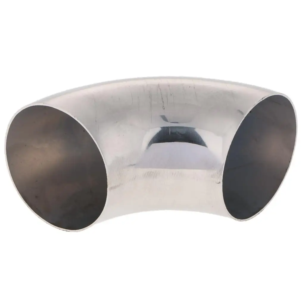 Auto Exhaust Pipe Stainless Steel 90 Degree Bend Car Exhaust Outlet Tube for Universal Fitment