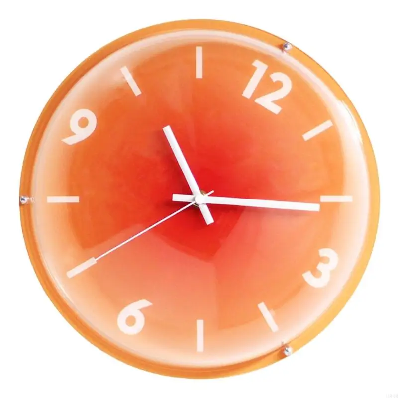 

Modern Gradients Sunset Plastic Analog Bubble Clock for Stylish Home Decoration