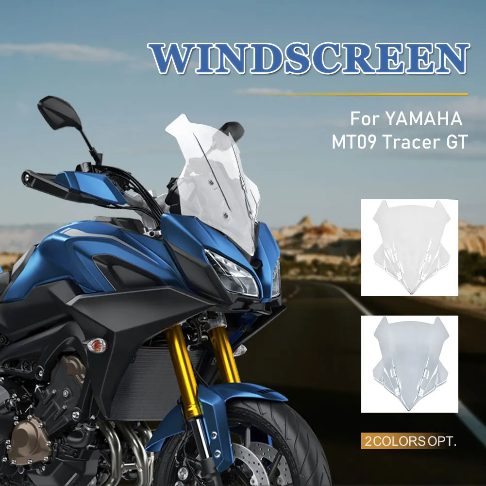 

For MT-09 Tracer FJ-09 Motorcycle Accessories Sports Windshield Visor Wind Deflector For Yamaha MT 09 MT09 Tracer FJ09 2018-2020