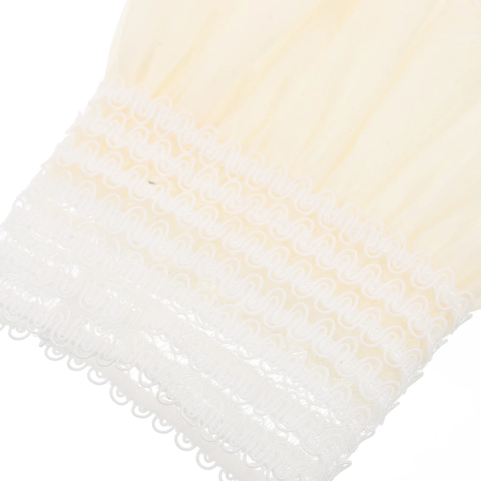 1 زوج أصفاد المعصم كشكش لينة مريحة الطبقات تصميم الحل الموسمي متعدد المناسبات استخدام فستان الأكمام انفصال