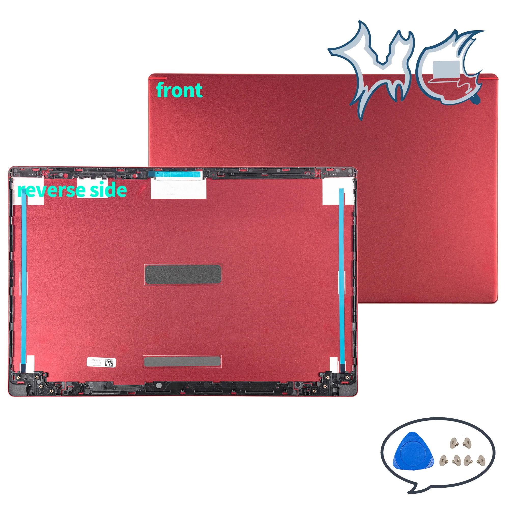 Imagem -02 - Tampa Traseira Lcd Vermelha para Acer Aspire Reparo de Metal da Tampa Superior Traseira Novas Capas para pc A51554 A515-54g A515-55 A515-55g N18q13