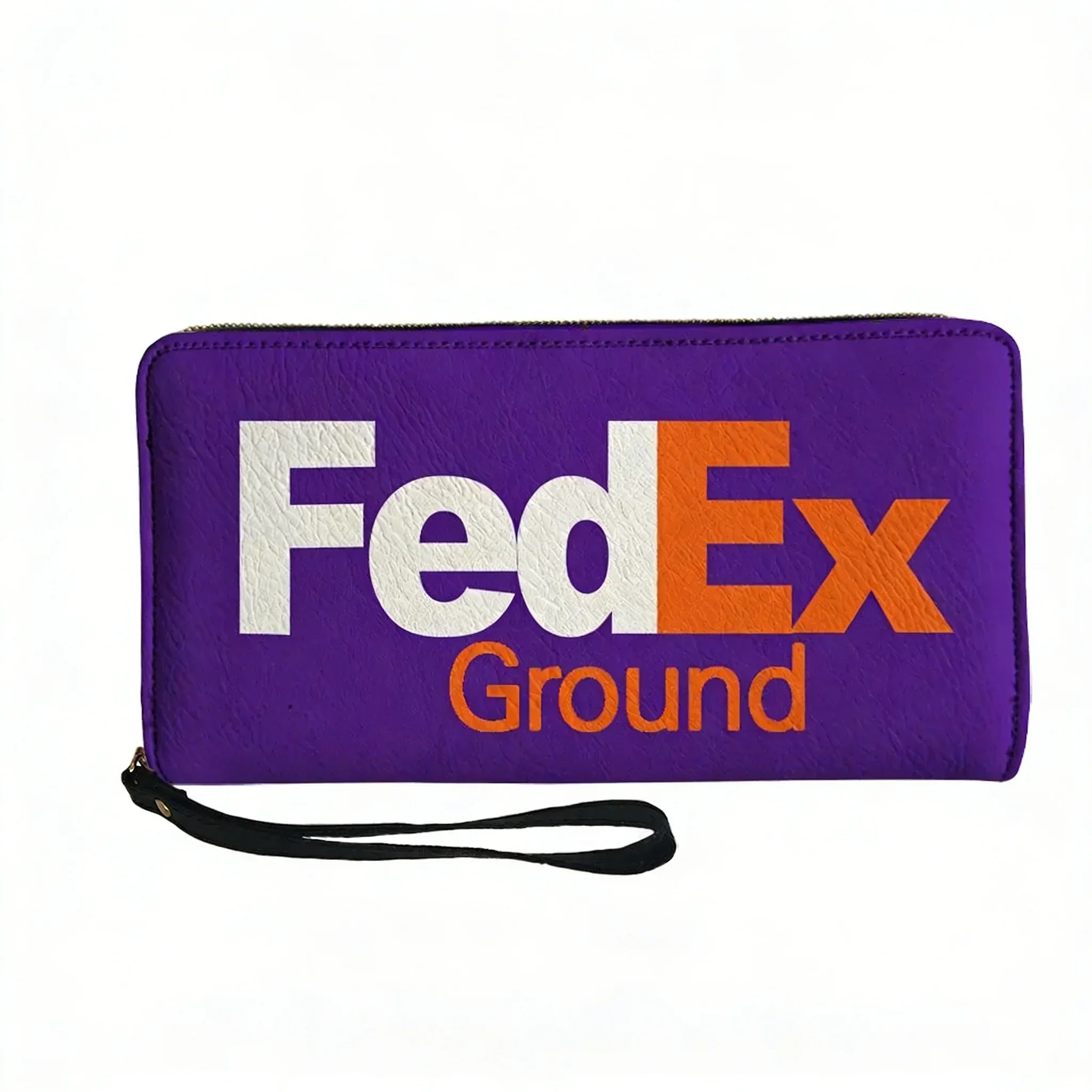 Кошелек-портмоне FedEx American Express на молнии для мужчин, женщин и подростков, с двойным принтом, портативный, подарочная упаковка