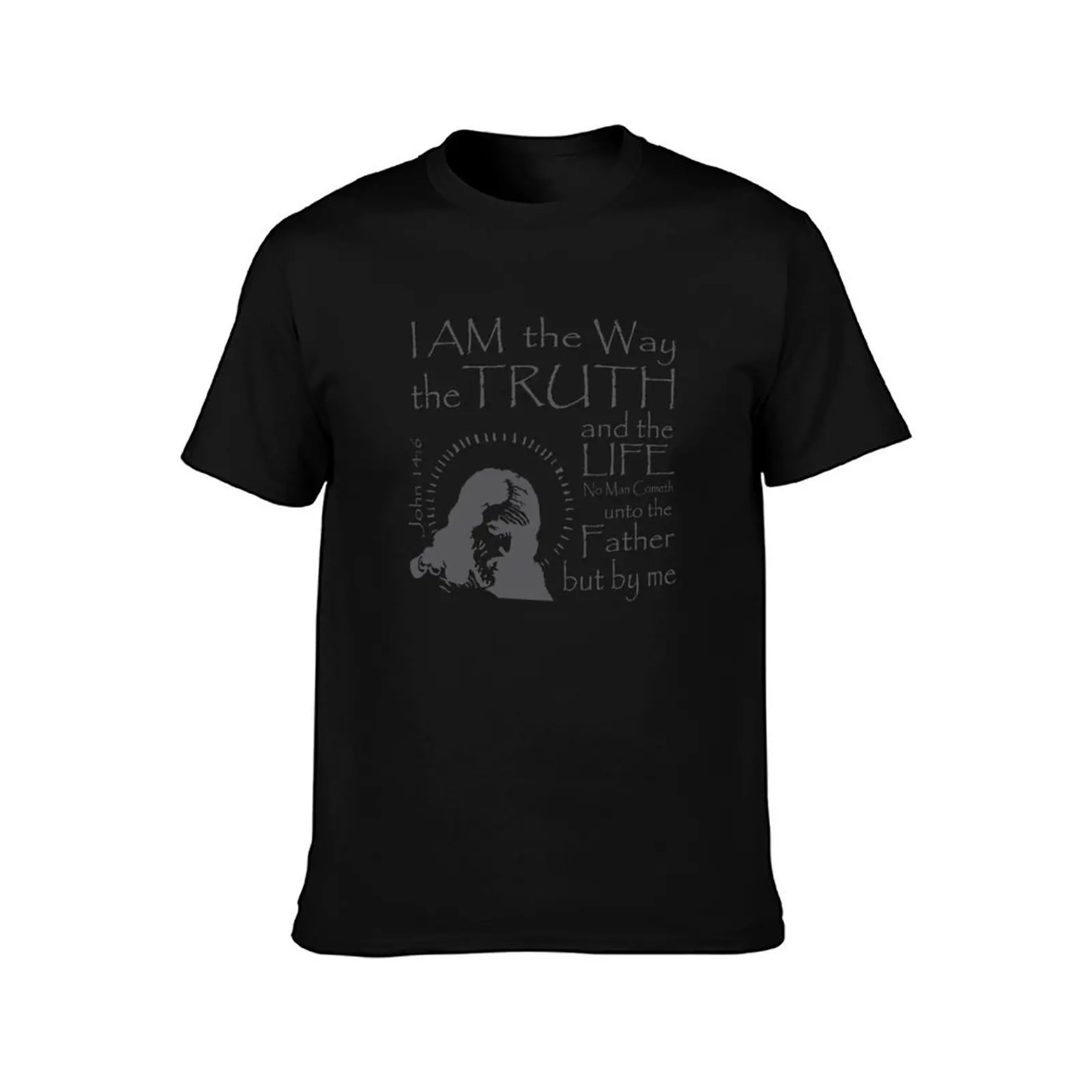 I Am The Way The Truth John 14 6 KJV T-Shirt Essential Solid Color T-Shirt