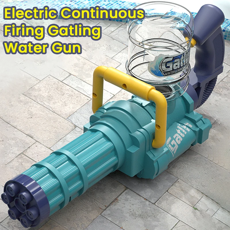 2024 Electric Water Gun High-Tech Automatic Water Soaker Guns Large Capacity Summer Pool Party Beach Outdoor Toy for Kid Adult