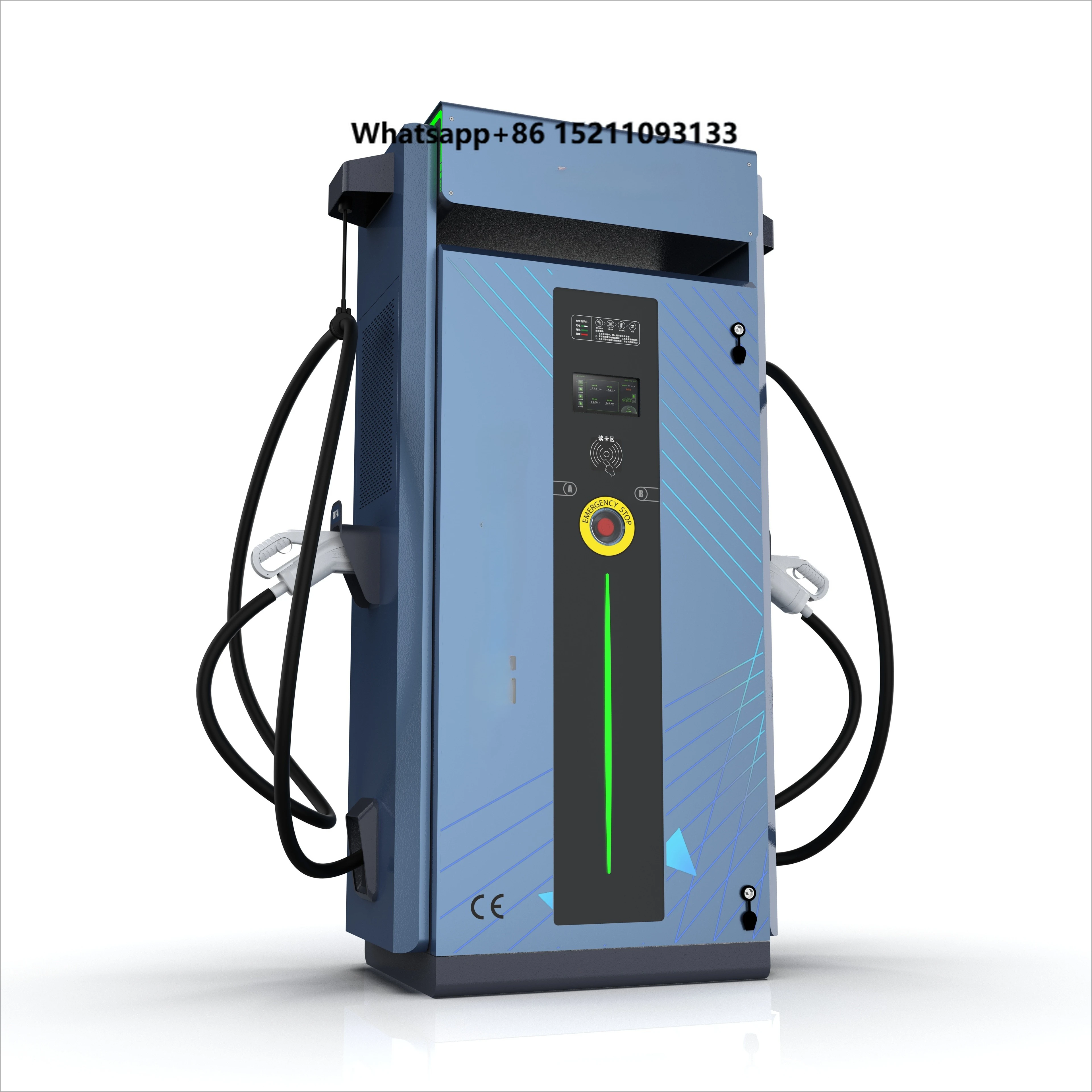 New Energy DC EV Charger Fast Charging Station Electric Vehicle Power Supply Smart Control Floor High Performance 100kW