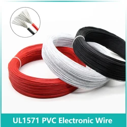 10/50/100M UL1571 Electronic Wire 32 30 28 26 24 22 20 18 16 AWG PVC Insulated Tinned Copper Environmental DIY Cord LED Line