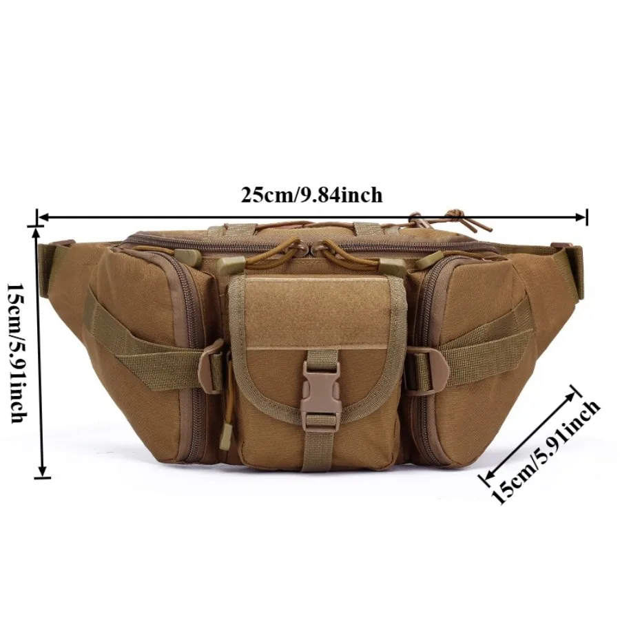 أنيق الحد الأدنى الرياضة في الهواء الطلق الخصر حقيبة متعددة الوظائف حقيبة الصدر لصيد الأسماك للجنسين التمويه الاتجاه حقائب الخصر الأعمال