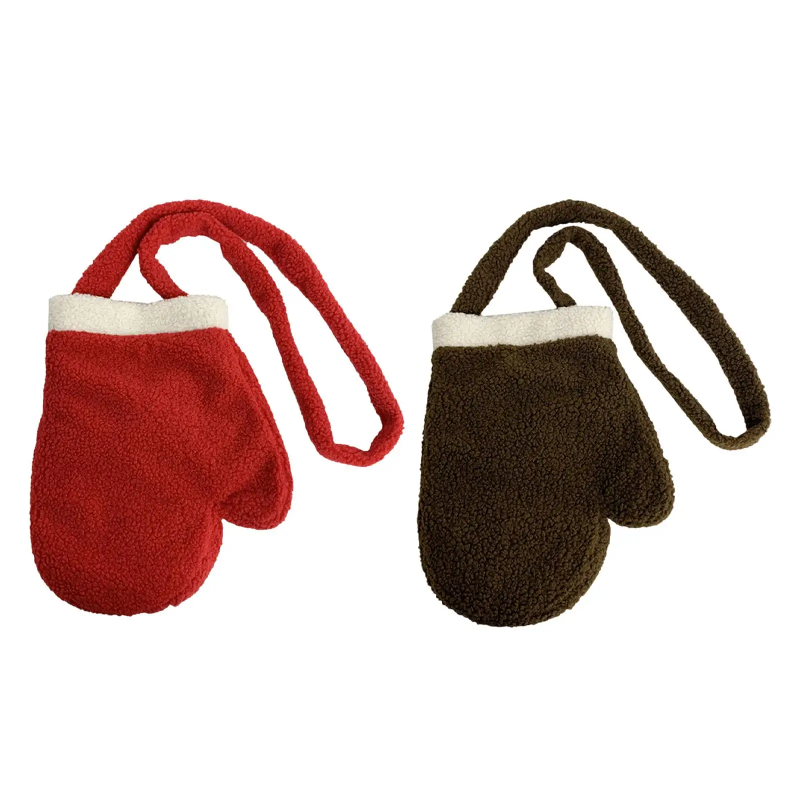 여성용 캐주얼 숄더백 여행 지갑, 크리스마스 장갑 크로스바디 백 파우치, 파티 배낭 여행 생일 야외 캠핑